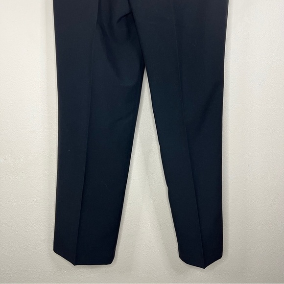 Size 12 Cato Black Dress Pants Pleated Straight Leg Classic Trousers - Picture 6 of 9